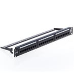 24 Port Cat6 Patch Panels Shielded & Unshielded 
