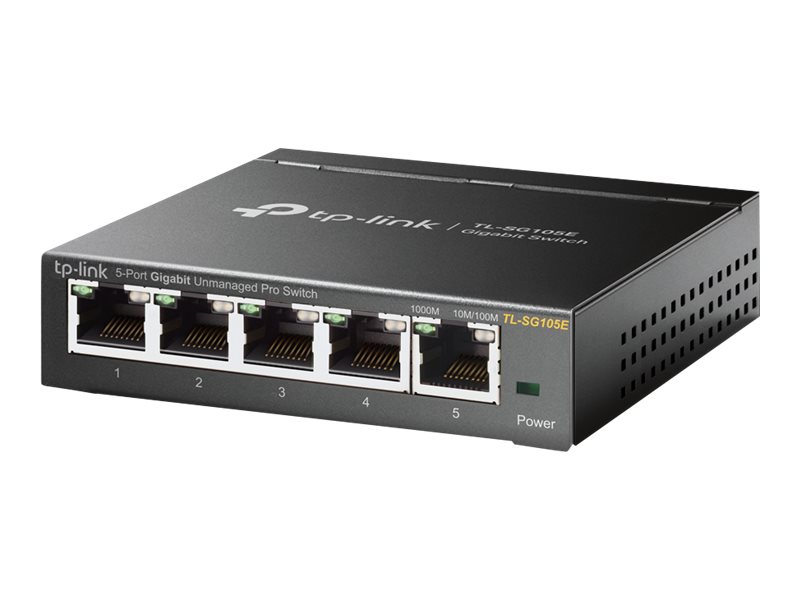 TP-Link TL-SG105E 5-Port Gigabit Easy Smart Network Switch