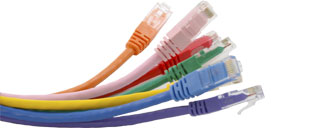 Cat5e RJ45 Ethernet Cable/Patch Leads - Booted