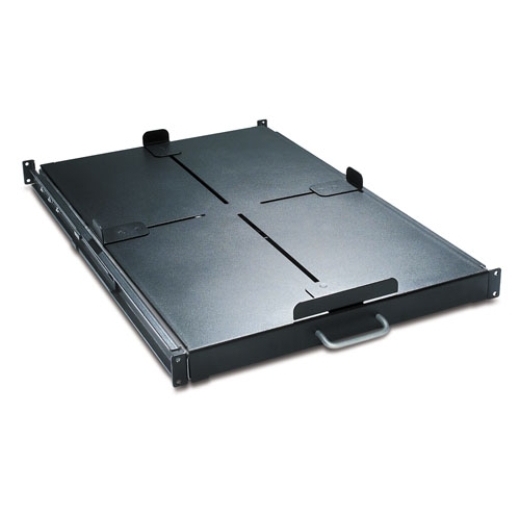 APC AR8128BLK Heavy Duty  Sliding Shelf - Load Rated To 91kg