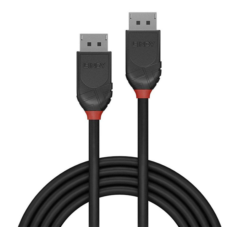 Lindy Black Line DisplayPort 1.2 Cable