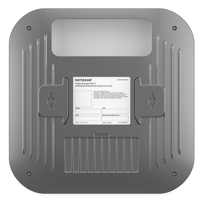 Netgear WAX620 Dual Band PoE Multi-Gig WiFi 6 Access Point