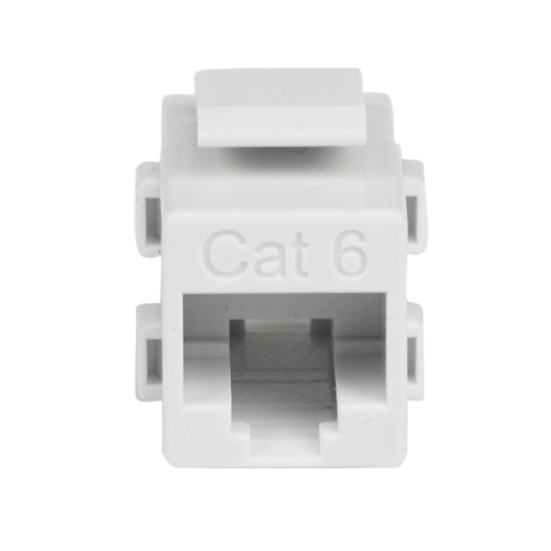 StarTech C6KEYCOUPLWH White Cat 6 RJ45 Keystone Jack Network Coupler - F/F