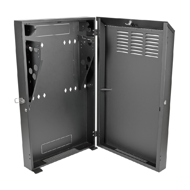 Tripp Lite SmartRack 2U Low-Profile Vertical-Mount Server-Depth Wall-Mount Rack Enclosure Cabinet