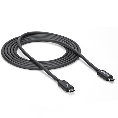 StarTech TBLT3MM2M 2m Thunderbolt 3 USB-C Cable - TB, USB, & DP Compat