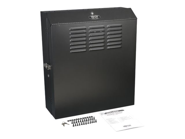 Tripp Lite SmartRack 5U Low-Profile Vertical-Mount Switch-Depth Wall-Mount Rack Enclosure Cabinet